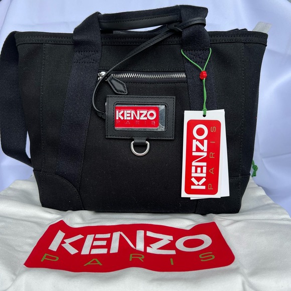 NWT Kenzo Fabric Tote Bag with Shoulder Strap - Picture 1 of 10